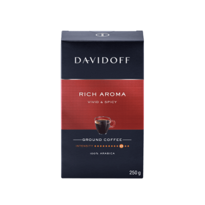 preparare cafea Davidoff Rich Aroma Cafea Macinata 250g