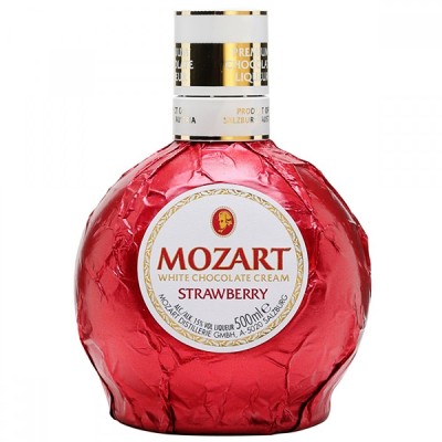 Mozart Strawberry White Chocolate Cream 0.5L SGR